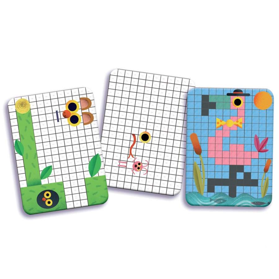 Мини-игра раскраска Пиксель, 30 карточек  